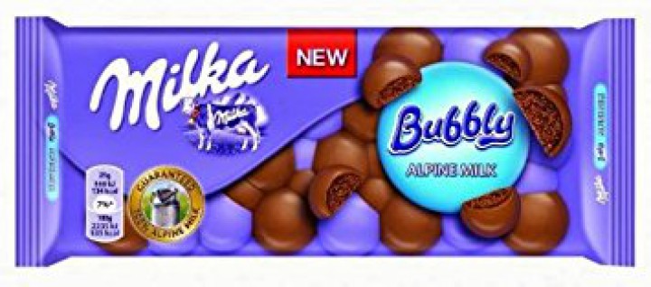 bilde av milka bubbly milk 14*90g