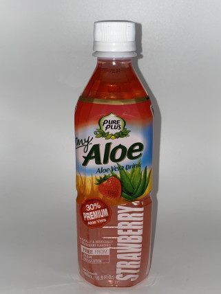 bilde av pureplus my aloe vera strawberry 20*500ml