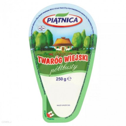 bilde av piatnica twarog wiejski halvfett 6*250g