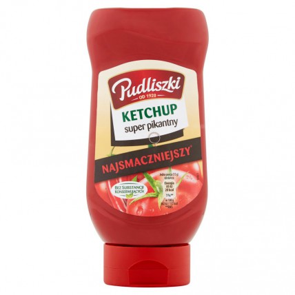 bilde av pudliszki ketchup ex. sterk 8*480g