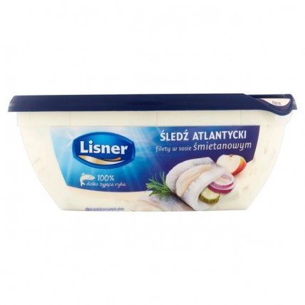 bilde av lisner sledz atlantycki smietanowym 6*280g