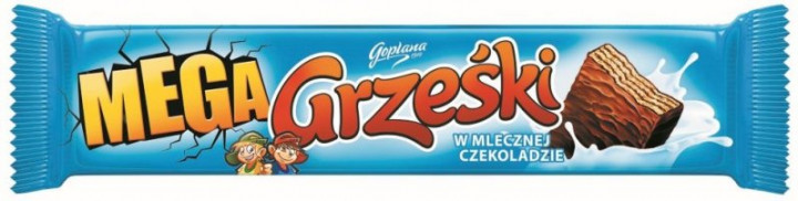 bilde av goplana grzeski mega milk chocolate -mc 32*48g