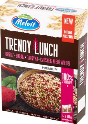 bilde av melvit trendy lunch spelt beetroot pepper wild garlic 6*4*80g