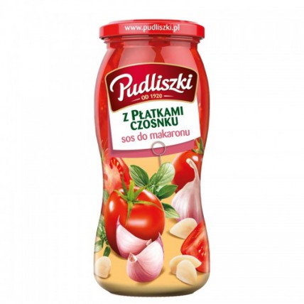 bilde av pudliszki pasta saus tomato and garlic 6*500g