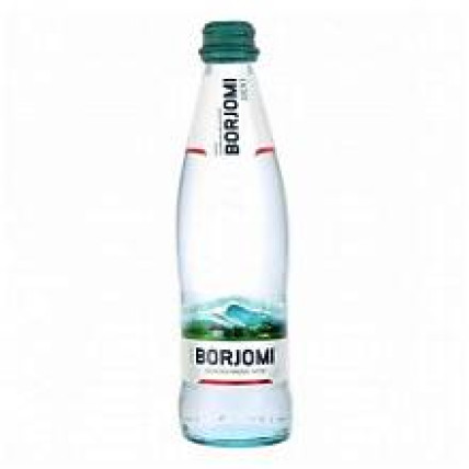 borjomi natural mineral water carbonated 12*500ml