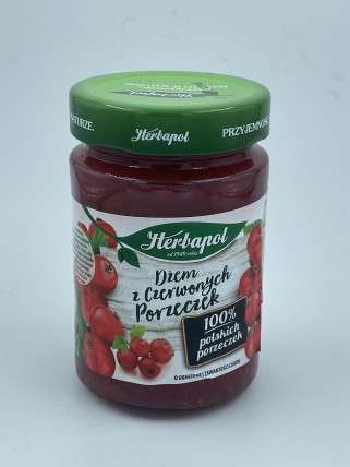 bilde av herbapol syltetøy rips - czerwonych porzeczek 6*280g