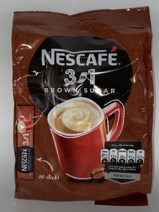 bilde av nescafe 3in1 brown sugar 18* (10*16,5g)