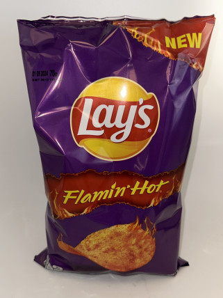 bilde av lays flamin hot 28*70g