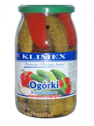 bilde av klimex ogorki konserwowy med paprika 8*860g