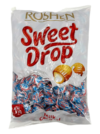 roshen sweet drop milk caramel 7*1kg