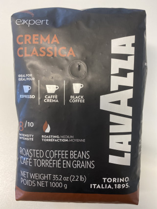 bilde av lavazza bønner crema classica expert 6*1000g