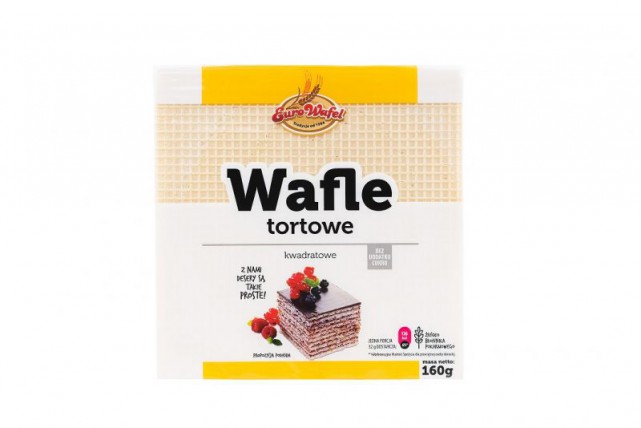 bilde av eurowafel wafer kvadrat 14*160g