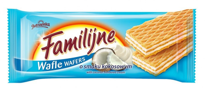 bilde av jutrzenka familys wafers coconut 24*180g