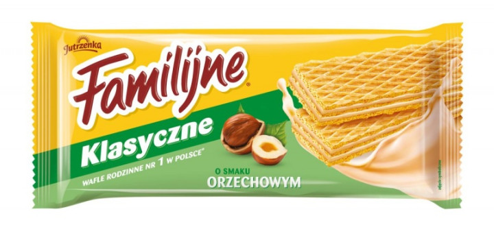 bilde av goplana family wafers hazelnut flavoured 24*180g
