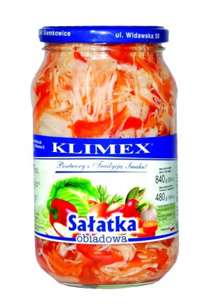 bilde av klimex salatka obiadowa - lunsj salat 8*860g