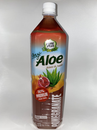 bilde av pureplus my aloe vera pomegranate 12*1,5l