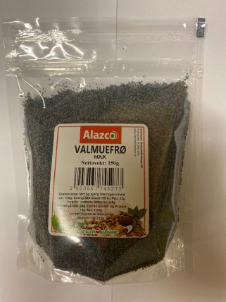 bilde av alazco valmuefrø 25*250g