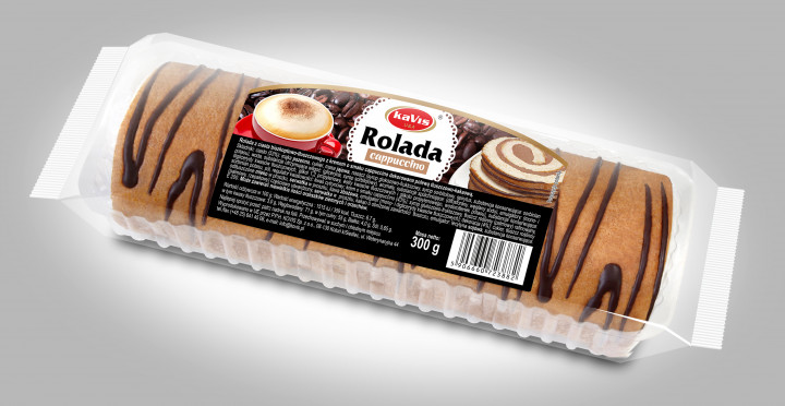 bilde av kavis swiss roll cappuccino 10*300g