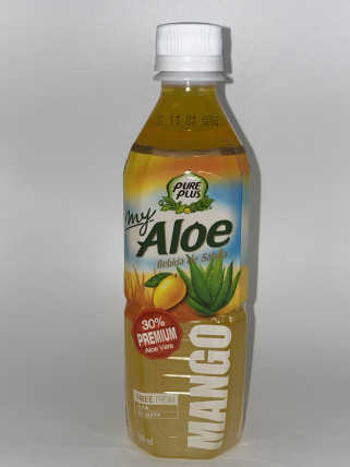 bilde av pureplus my aloe vera mango 20*500ml