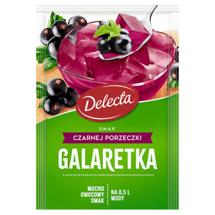 bilde av delecta galaretka smak czarnej porzeczki 20*70g