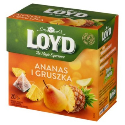 bilde av loyd ananas pear 10*(20*2g)