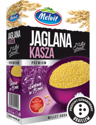 bilde av melvit kasza jaglana - hirse 6*4*100g