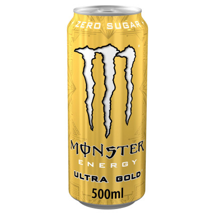 bilde av monster energy drink ultra gold 12*500ml