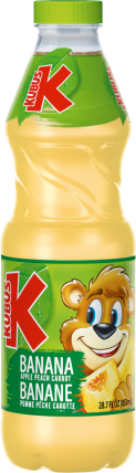 bilde av kubus banana apple peach carrot 6*850ml