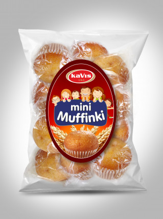 bilde av kavis mini muffins natural 10*350g