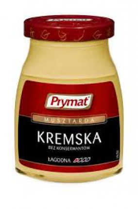 bilde av prymat musztarda kremska -sennep 9*185g