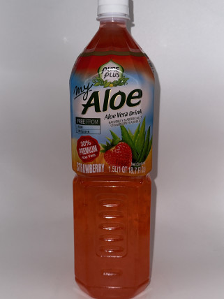 bilde av pureplus my aloe vera strawberry 12*1,5l