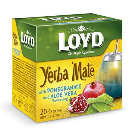 bilde av loyd yerba mate granat aloe vera 10*20*1,7g