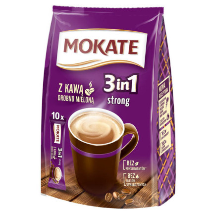 bilde av mokate 3in1 strong 10*(10*17g)