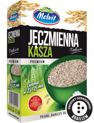 bilde av melvit kasza jeczmienna - byggrøt 6*4*100g