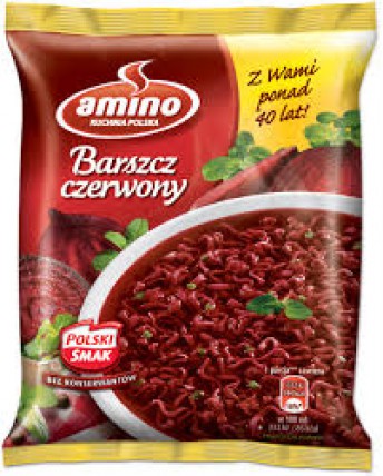 bilde av amino barszcz czerwony nudler 22*66g