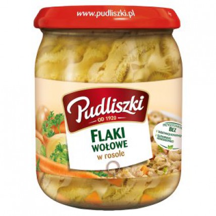 bilde av pudliszki flaki wolowe w rosole 8*500g