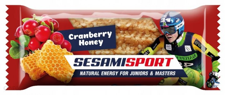 bilde av sesamisport cranberry honey 36*35g