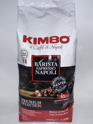 bilde av kimbo bønner barista espresso napoli 6*1000g