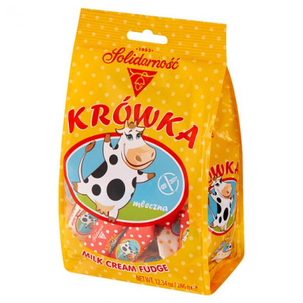 bilde av solidarnosc krowka milk cream fudge 12*286g