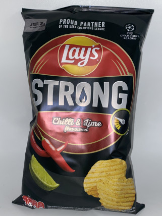 bilde av lays strong chilli & lime flavoured 24*120g