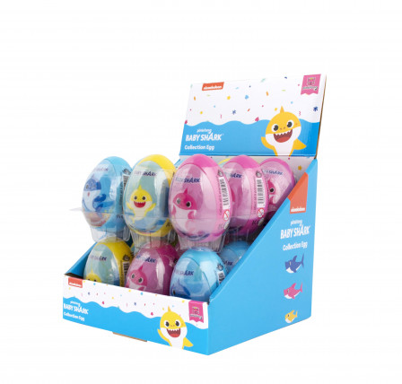 bilde av sf baby shark collection egg plastic 18*10g