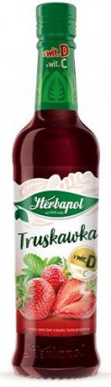 bilde av herbapol sirup jordbærsmak 8*420ml