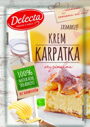 bilde av delecta krem karpatka - kakefylling 12*250g