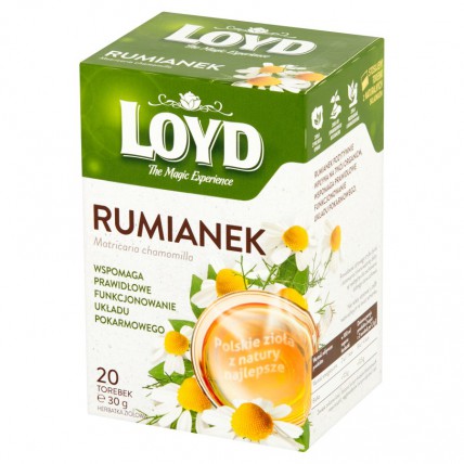 bilde av loyd kamille - rumianek 6*20*1,5g