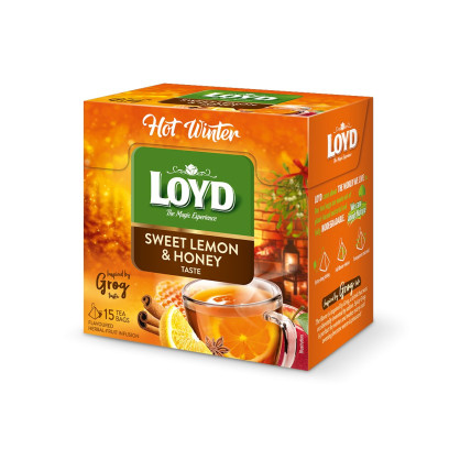 bilde av loyd hot winter sweet lemon honey 10*45g (15*3g)