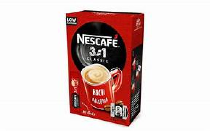 bilde av nescafe 3in1 kartong classic 8*(10*16,5g)