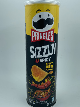 bilde av pringles sizzln spicy bbq 9*160g