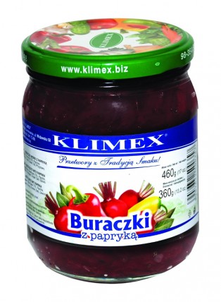 bilde av klimex buraczki z paprika 8*500g