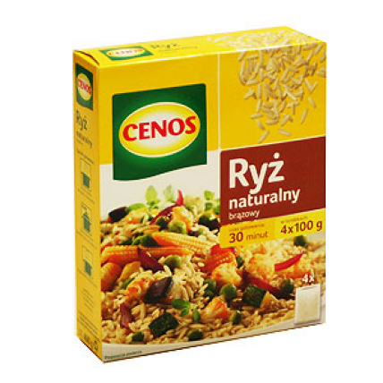 bilde av cenos brun ris 12*4*100g