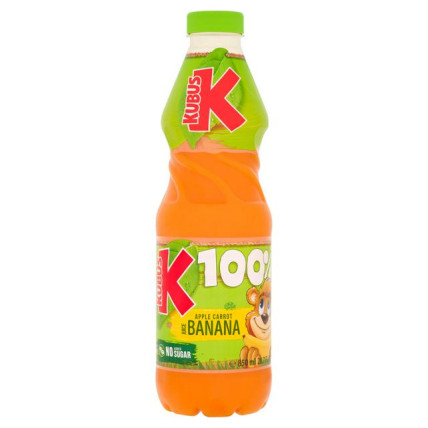 bilde av kubus 100% apple carrot banana 6*850ml